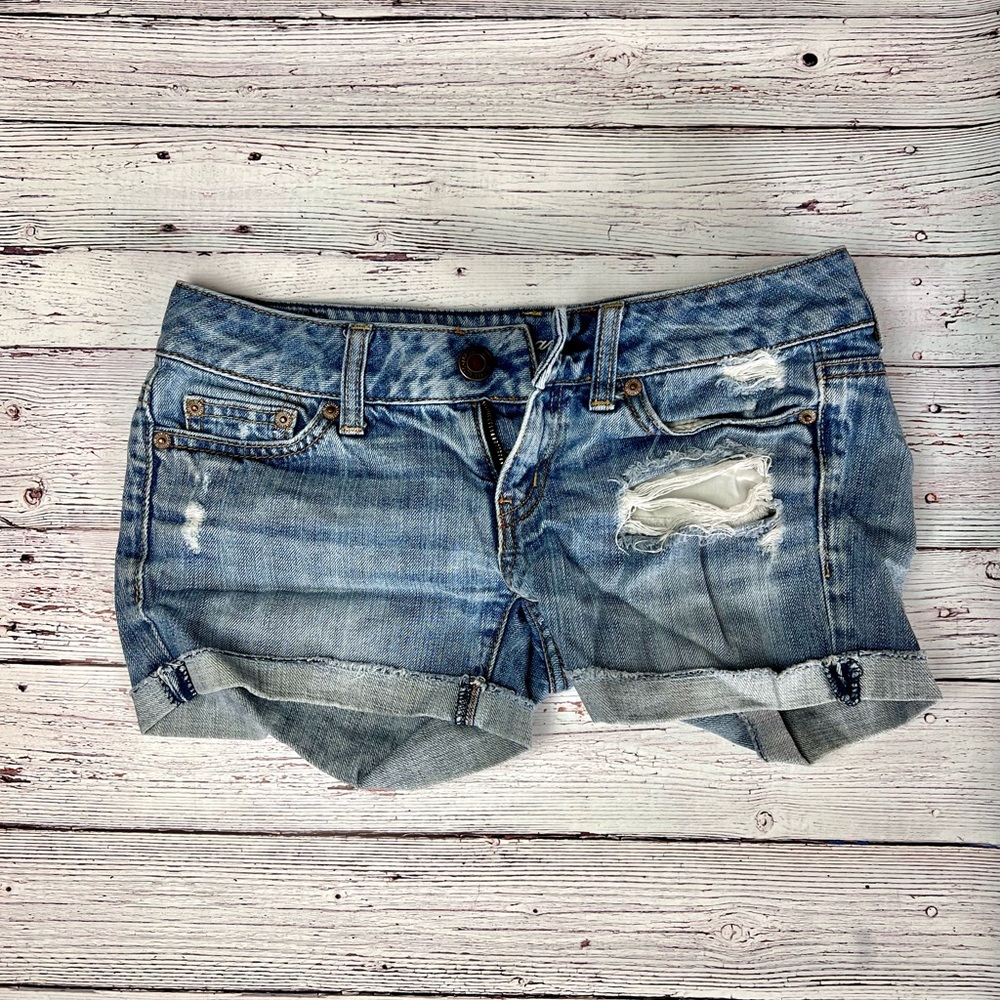American Eagle jean short shorts